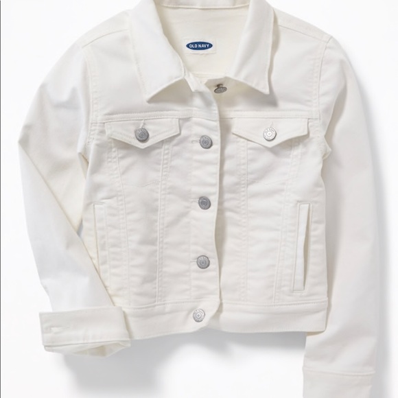 old navy white jean jacket